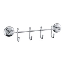 4 Kancalı Atif Askılık Mutfak Banyo Duvar Yüzeyi Askısı Metal Beyaz Diğer