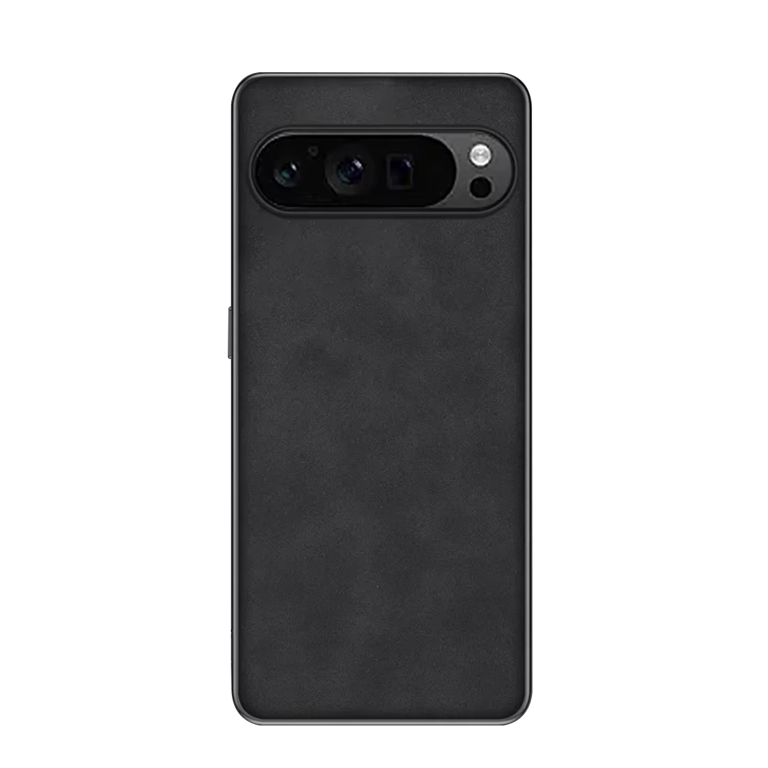 Microcase Google Pixel 9 Pro İçin Luxury Leather Series Deri Desenli Plastik Koruma Kılıf - Al8125 Siyah