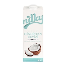 Nilky Nilky Şekersiz Hindistan Cevizi Sütü Glütensiz Bitkisel Bazlı Laktosuz Vegan 1 Lt