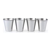 4 Adet Çelik Shot Kahve Kamp Bardağı Df37X Çok Renkli 4 Adet Çelik Shot Kahve Kamp Bardağı Df37X Çok Renkli