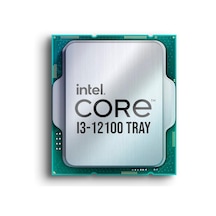 Intel Alder Lake I3-12100 3.30GHz 12MB 1700P  Tray İşlemci