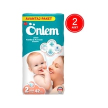 Önlem Bebek Bezi 2 Numara Mini Avantaj Paket 2 x 42 Adet 2'li
