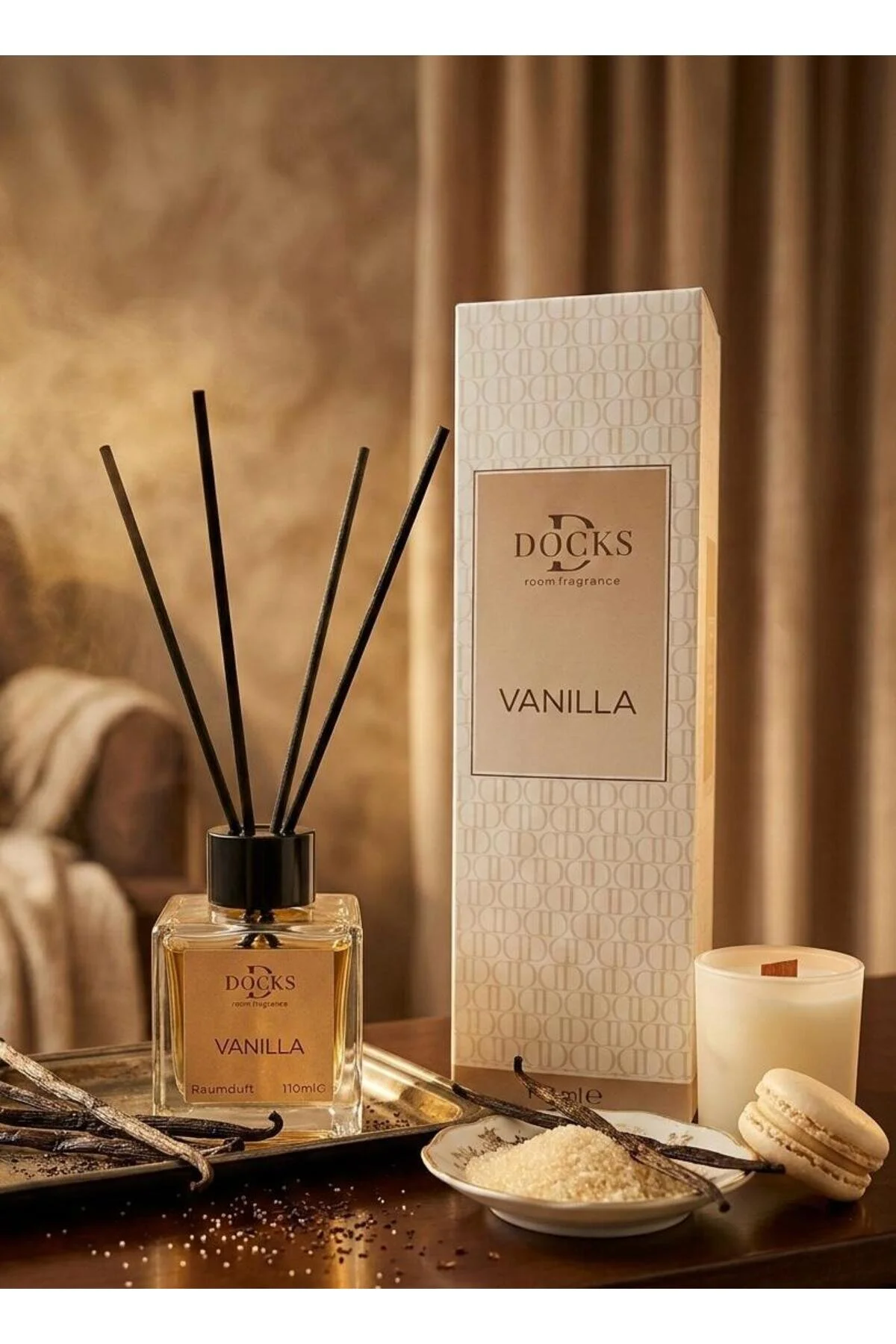 Docks Vanilya Aromalı Oda Kokusu-çubuklu Difüzör Vanilla