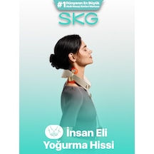 Skg Ps700 Akıllı Boyun Masaj Aleti Profesyonel Shiatsu Yoğurma Teknolojisi Derin Doku Masajı Üçlü Kızılötesi Isı Terapisi Mobil App Dahili Bluetooth Hoparlör Type -c Şarjlı Altın