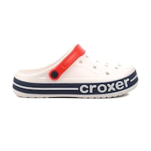 Croxer Beyaz Unisex Ortopedik Doktor Aşçı Hastane Plaj Ve Günlük Ev Terliği