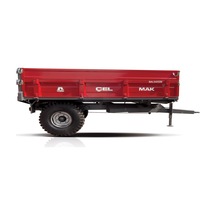 Çelmak Tek Dingilli Damperli Römork 4 Ton Tek İlave