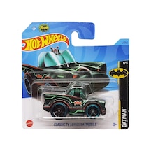 - Klasik Tv Dizisi Batmobile - Batman 1/5 - Hkj72 - Kısa Kart - Dc - Mattel 2023