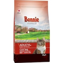 Bonnie Sığır Etli, Yetişkin, Renkli Taneli Kedi Maması, 1.5 Kg 103 Ivory Bonnie Sığır Etli, Yetişkin, Renkli Taneli Kedi Maması, 1.5 Kg 103 Ivory