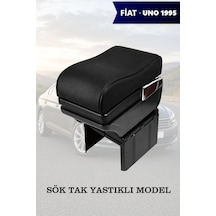 Fiat Uno 1995 Uyumlu Siyah Renk Kol Dayama Bardaklıklı Lüks Tip Küllüklü