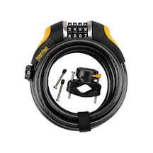 Onguard 8031 Doberman Şiifreli Bisiklet Kilit Siyah