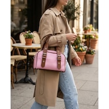 City Bloom Pembe Omuz Çantası - Lisinya