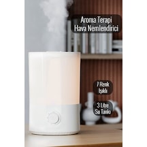 3 Litre Ultrasonik Oda Hava Nemlendirici 7 Renk Ledli Aromatera