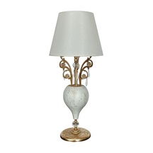 Solse Eskitme Beyaz Abajur Beyaz - Eskitme