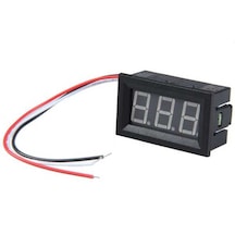 Dijital Voltmetre Dc 0-100v Kırmızı