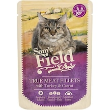 Sam's Field Kedi Pouch Hindi Fileto & Havuç 85 G