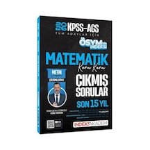 2026 Kpss Meb Ags Matematik Ösym Nin İndeksi Çıkmış Sorular Son 15 Yıl Konu Konu Çözümlü İndeks