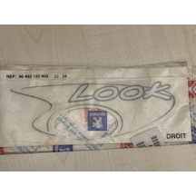 Peugeot 206, Look Yazı Sağ Beyaz Oem 8665.t5