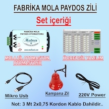 Mutnex Fabrika Mola Paydos Zil Otomasyonu