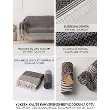 Ürün Görseli Özel Dokuma Koltuk Örtüsü Çok Amaçlı Pike & Şal Örtü Kanepe Örtüsü Pike - Çok Amaçlı Örtü Ev Hediyesi Kanepe Örtüsü Çok Amaçı Örtü 170x210 Cm Kahverengi Çok Renkli