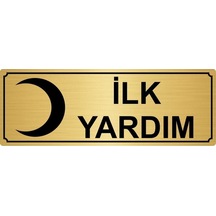 Ilk Yardım Yönlendirme Levhası 7cmx20cm