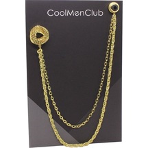 Coolmenclub Ceket Yaka İğnesi Altın