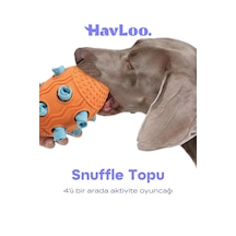 Köpek Snuffle Topu Mama Saklama Ve Çiğneme Oyuncağı
