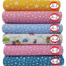 Poplin Kumaş Yıldız Kalp Ayıcık Araba Desenli Nevresim Kumaşı