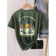Kozia Outdoors Malkoçbey Arizona Baskılı T-shirt Yeşil