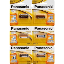 Panasonic Alkaline Power AAA İnce Kalem Pil 6 x 2'li