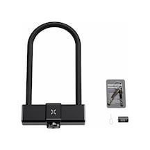 Black X Titan Smart Shackle Bluetoothlu U Bisiklet Kilidi Siyah