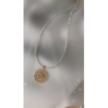 Pembe Opal Kolye Kırmızı Pembe Opal Kolye Kırmızı