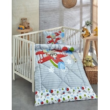 Komfort Home Ranforce Bebek Yorgan Seti Pamuk / V12