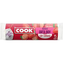 Büzgülü Kokulu Orta Boy Çöp Torbası Çilek