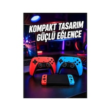 Kablosuz Retro Oyun Konsolu Hdmı Tv Bağlantılı Çift Gamepad Seti - Hs08371182-9201 Renkli