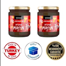 Seviana Themra Propolis Kudret Narı Bal Ginsengli Bitkisel Karışımlı Mesir Epimedyümlü1 Kuvvet Atom Macun 2 Adet 240 Gr