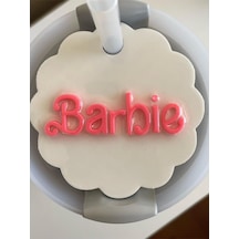 Baby Girl Kapağı Quencher İle Uyumlu Pembe Prenses Termos Kapağı Beyaz