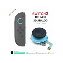 Ns2 Sol Analog 3d Joystick Joy-con Tamir Switch 2 Yedek Parça Mavi