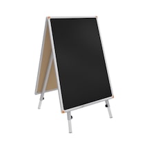 Çift Taraflı Teleskopik 50x70cm Yeşil/siyah Siyah