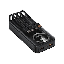 S-link Ip-g220 20000mah Pd20w+qc3.0 Dahili Kablolu Siyah Lcd Taşınabilir Pil Şarj Cihazı Powerbank 33972817