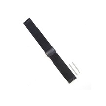 Hasır Kol Saat Kordonu Siyah Ince Çelik 20 Mm ( Ø 1,5)