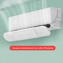 Evrensel Ayarlanabilir Delikli Hava Yönlendirici Klima Aparatı Metal Tokalı Split Tipi Sperlik Greatech