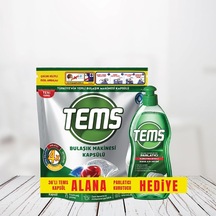 Tems Bulaşık Makinesi Kapsülü 36&apos Lı+ Parlatıcı 400 Ml Hediyeli