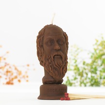 Mitr Socrates Temalı Sıcak Temalı Balmumu Mum Çok Renkli