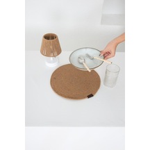 Kahverengi Makrome Amerikan Servis 2'liörme Supla Kahverengi