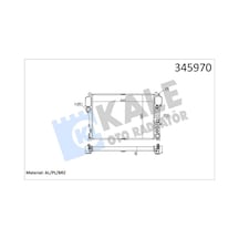 Kale 345970 Motor Su Radyatörü - Mercedes S-class 2006- S 280 Otomatik Şanz. 2215000003 - 2215000203 - 2215000503 - 2215002603 - 2215003103 - A2215000003 - A2215000203 - A2215000503 - A2215002603 - A2215003103