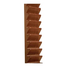 Duvara Monte 130x7 Cm Ahşap Parmak Merdiveni