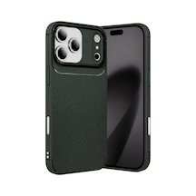 Apple Apple Uyumlu iPhone 17 Pro Auto Focus Karbon Kapak - Koyu Yeşil Koyu Yesil