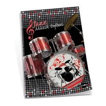 Çınar Jazz Müzik Defteri 30 Yp Spirali 36000- 6 Adet Çeşitli Renk Ve Desen
