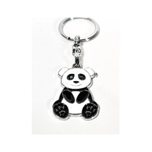 Moncuk Design Panda Siyah Ve Beyaz Metal Anahtarlık Çok Renkli Moncuk Design Panda Siyah Ve Beyaz Metal Anahtarlık Çok Renkli