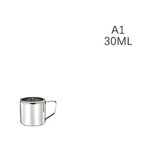 Novahub Paslanmaz Çelik Süt Köpürtme Sürahi Espresso Buhar Kahve Barista Craft Latte Cappuccino Süt Fincan Köpürtme Sürahi Sürahi 30ml